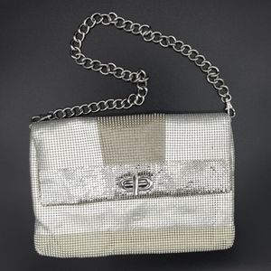 Whiting and Davis Handbag with Chain Strap